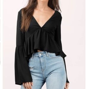 NWT Tobi Lace Up Top